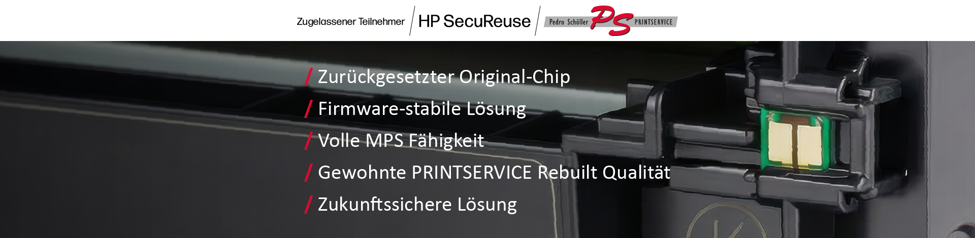 HP SecuReuse – Wir sind zugelassener Teilnehmer